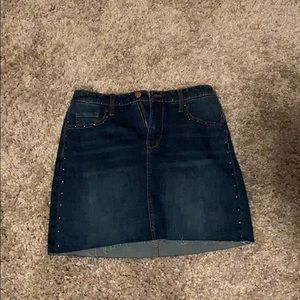 Denim Mini Skirt